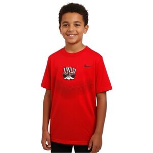 UNLV Nike Unisex Kid’s Size S Red Fitness Shirt